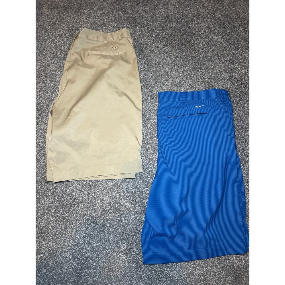 Nike lot Golf Dri Fit Tour Performance Blue and brown  Shorts Men's Size 38